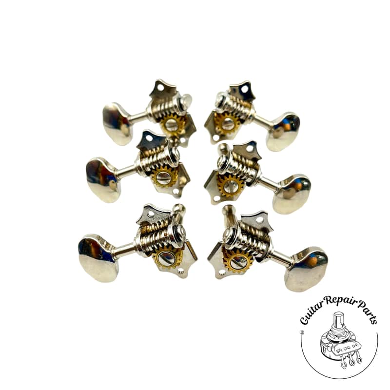 Alvarez Guitar Tuning Key Set For Steel String (6 pcs) - Nickel image 1