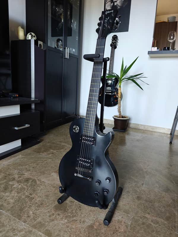 2016 Gibson Les Paul Studio Gothic LIMITED EDITION Black with OHSC image 1