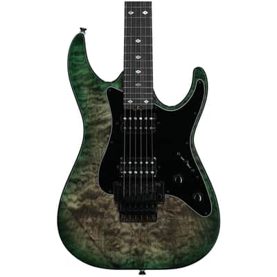 Kramer Volante Quilt HHFR Electric Guitar, Ultramarine Burst, Open Box (Very Good) image 4
