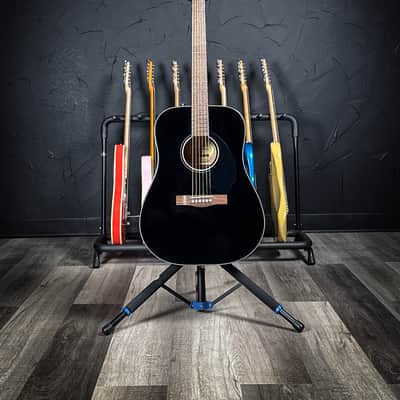 Fender CD-60S Dreadnought Acoustic Guitar - Black image 1
