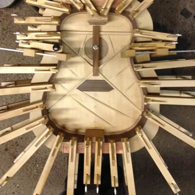 Crowley's of Cork CD01 Irish Handmade all solid acoustic guitar 2015 Natural finish. image 13