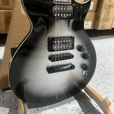 ESP LTD EC-256 Electric Guitar - Silver Sunburst Teardrop image 2