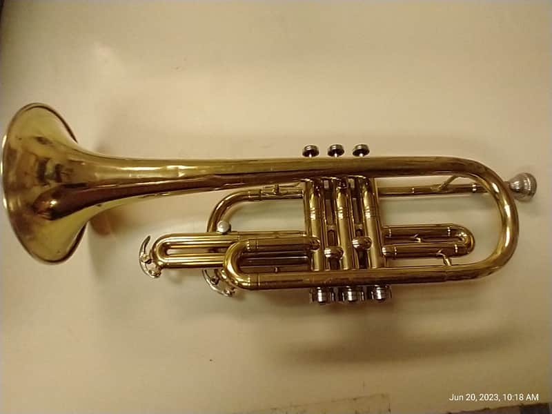 Elkhart Conn Director brass cornet image 1