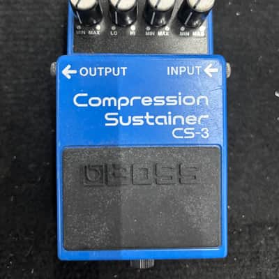 Boss CS-3 Compression Sustainer (Silver Label) 1997 - Present - Blue image 1