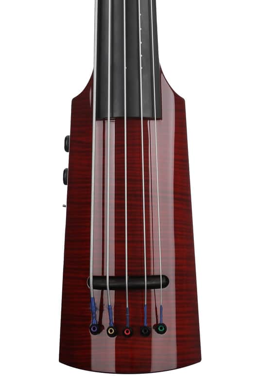 NS Design WAV Omni 5-string Electric Bass - Transparent Red image 1