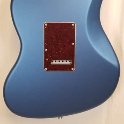 Mint Fender American Performer Jazzmaster Electric Guitar Rosewood Fingerboard, Satin Lake Placid Blue W/ Bag image 9