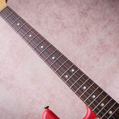 FENDER USA Custom Shop '63 Reissue Stratocaster Journeyman Relic "Fiesta Red" (2022) image 11