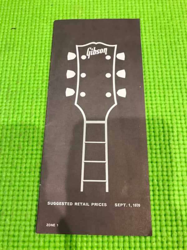 1970 Gibson Price List image 1