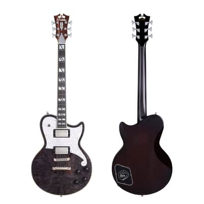 USA Atlantic Custom Shop - Offset Solidbody w/ Hardshell Case - One of a Kind - Trans Black image 6