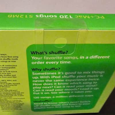 Apple iPod Shuffle 512MB 1st Generation in Original Packaging image 3