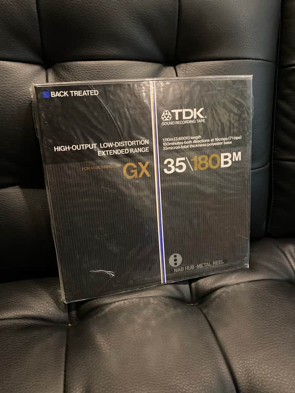 TDK GX 1/4” Tape 35/180Bm Factory Sealed. listing 2 of 2 image 1