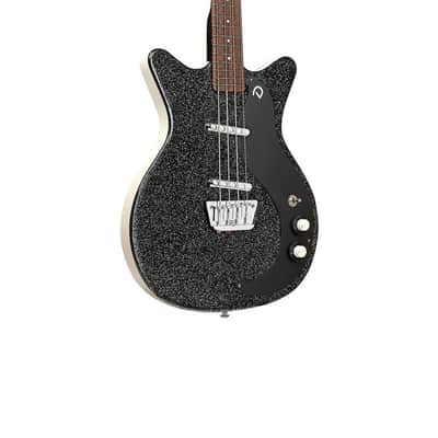 Danelectro 59DC Short Scale Bass - Black Metalflake image 2