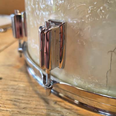 Rogers Dyna-sonic mid 1960's - White Marine pearl image 7