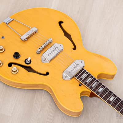 1996 Epiphone Revolution Casino Japan Limited Edition John Lennon Spec Natural w/ Case, Pre-Elitist Terada image 9