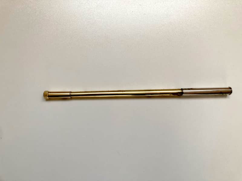 Genuine Bach Stradivarius Bb 180 Leadpipe, #25O Vernon, Raw Brass - Vintage image 1