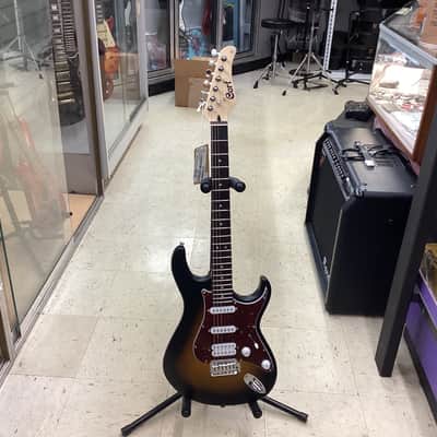 Cort G110 Double Cutaway HSS with Jatoba Fretboard and Tremolo 2021 - 2-Tone Sunburst image 1