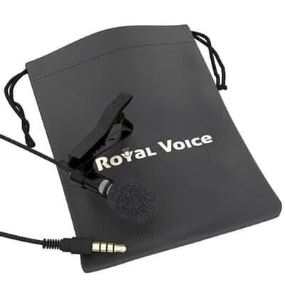 Lavalier Lapel Microphone Clip-on Omnidirectional Condenser Mic for Apple iPhone image 7