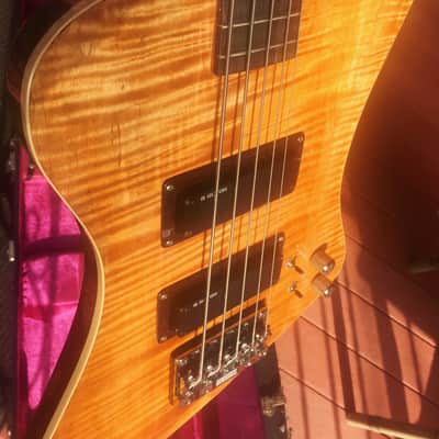 1976 Gibson Thunderbird Bass Natural Flametop 5-String Custom Bass - WHAT?? image 2