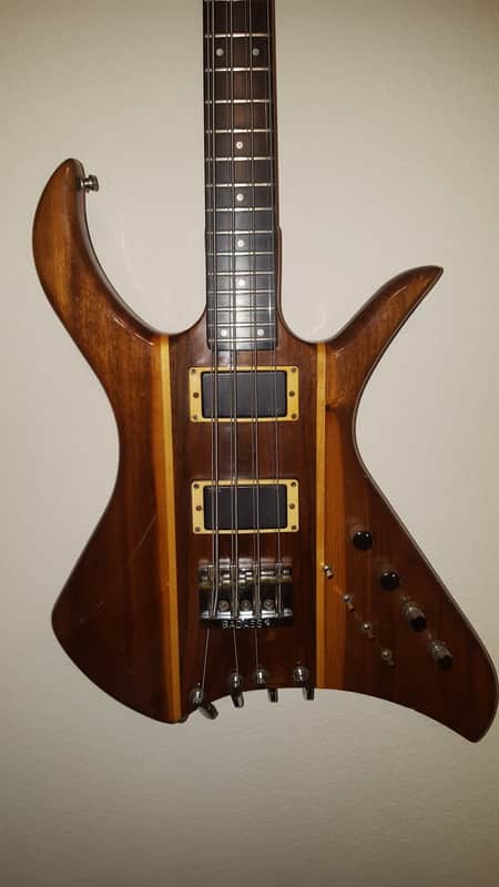 Kramer XL-8 1980 Clear / Brown Rare EMG w/ OHSC image 1