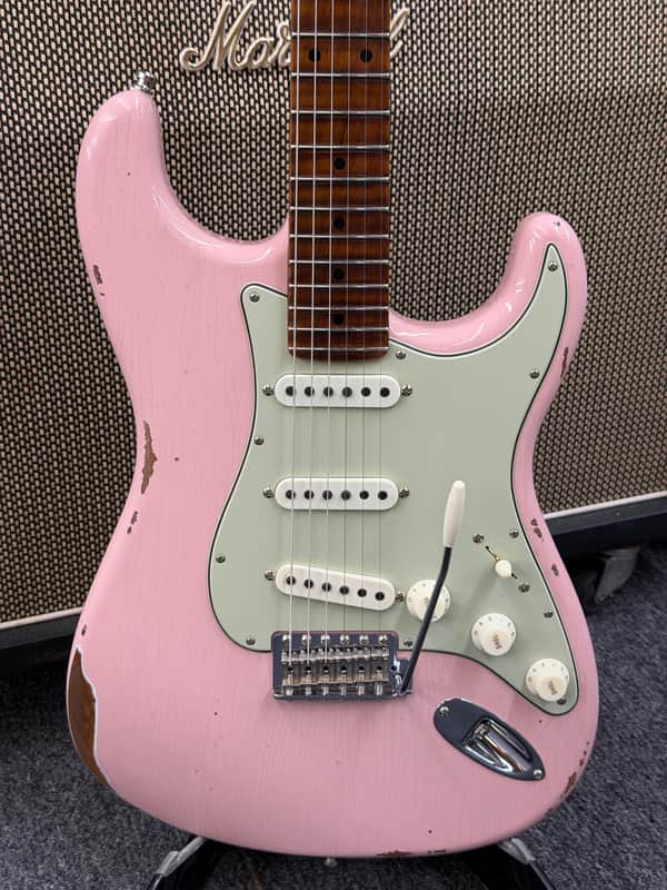 Fender Custom Shop GT11 Stratocaster Relic Shell Pink image 1