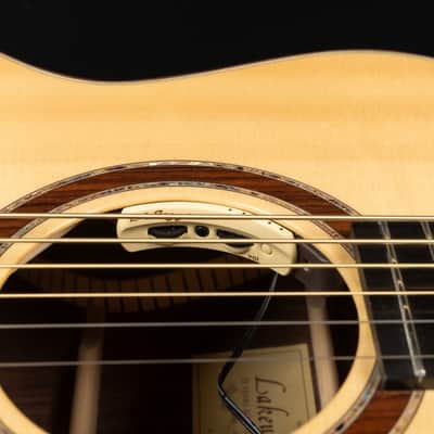 2012 Lakewood Deluxe Series J-32 Baritone - Natural High Gloss | German Custom Jumbo Baritone Acoustic Guitar 48mm Nut Width L.R. Baggs Anthem Pickup | CoA OHSC image 23