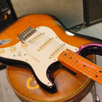 Fender American Vintage '57 Stratocaster 1982 2 Color Sunburst Refin image 20