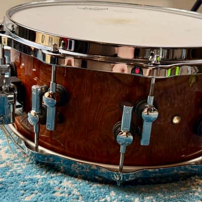 (CUSTOM-ORDERED) 14 x 6.5 Sonor SQ2 Mountain Burl Snare Drum (EARLY MODEL) image 2