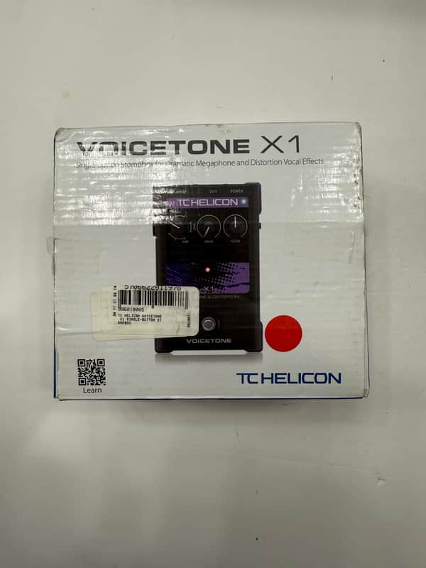 TC Helicon Voicetone X1 Megaphone & Distortion Vocal Effect Pedal + Box & PSU image 1