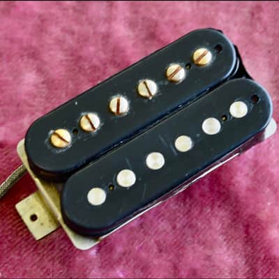 Vintage 1960 Gibson Double Black Patent Number PAF 8.04k Pickup Les Paul Standard Burst Humbucker image 19