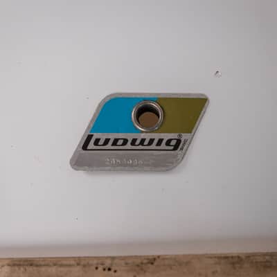 1980s Ludwig White Cortex Drum Set 14x24 13x14 16x18 image 11