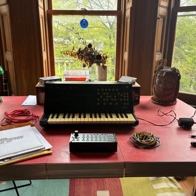 Korg MS-20 Mini Semi-Modular Analog Synthesizer 2013 - Present - Black WITH Korg SQ-1 Step Sequncer