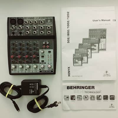 Behringer Xenyx 802 Premium 8-Input 2-Bus Audio Mixer - Complete In Box CIB image 7