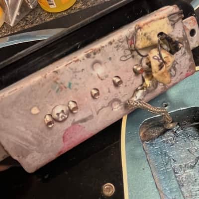 Vintage 1961 Gibson Les Paul SG Junior Refin Pelham Blue Maestro Tremotone VMB-1-2 Vibrola image 11