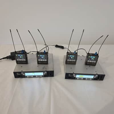 2x Lectrosonics M2T IEM Digital Half-Rack Transmitter with Dante & Duet IEM Kit with 4x M2R Receivers image 3