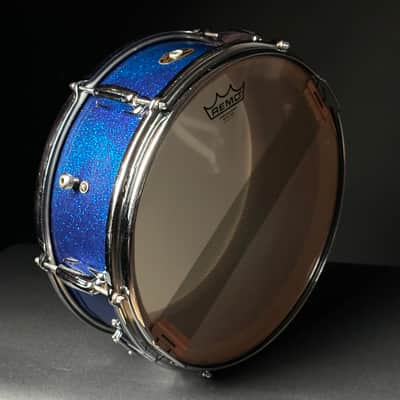 Slingerland (1960s) Student Model Snare Drum 14x5,5 Blue Sparkle image 7