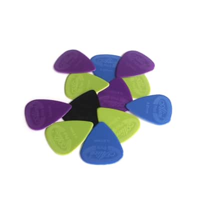 12x Super Grip Guitar Picks Plectrums Alice Acoustic Electric - Choice of Gauge - 0.81mm image 1