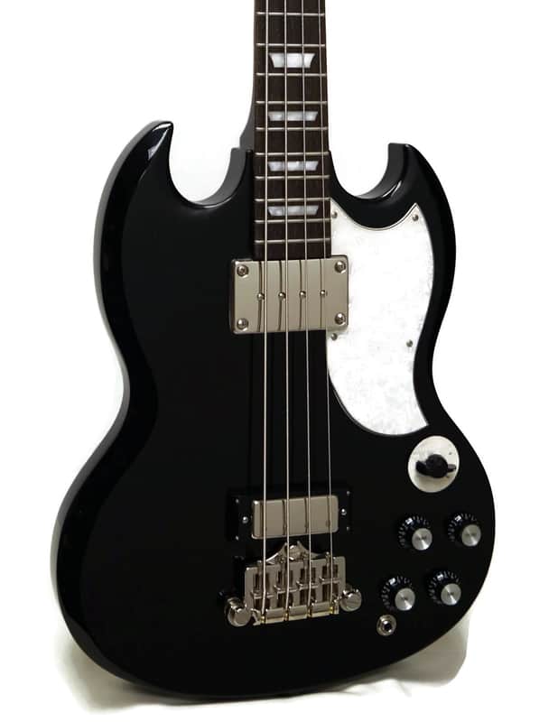 Epiphone EB-3 SG Limited Edition Electric Bass - Ebony and Pearl