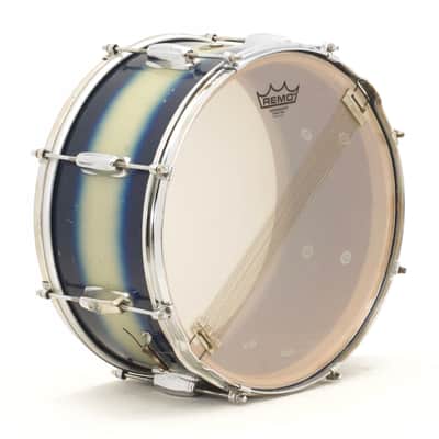 Vintage Slingerland 7x14 Snare Drum, 8 Lug, Blue/Silver Duco Finish, 1959 Model image 10