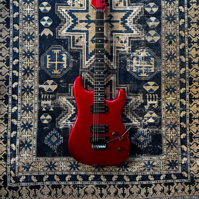 ESP 48th St Custom Shop Rare Reverse Headstock  Original Paperwork Super Strat 1986/1987 - Red image 1