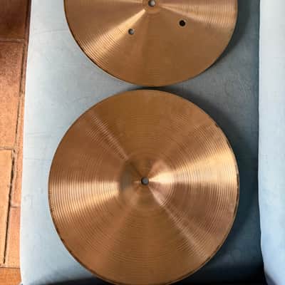 Zildjian 14" A Series Quick Beat Hi-Hat Cymbals (Pair) 1982 - 2012 - Traditional image 2