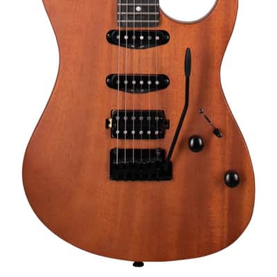 Tagima NTMS-DF Stella Natural Satin Mahogany Electric Guitar - Demo image 7
