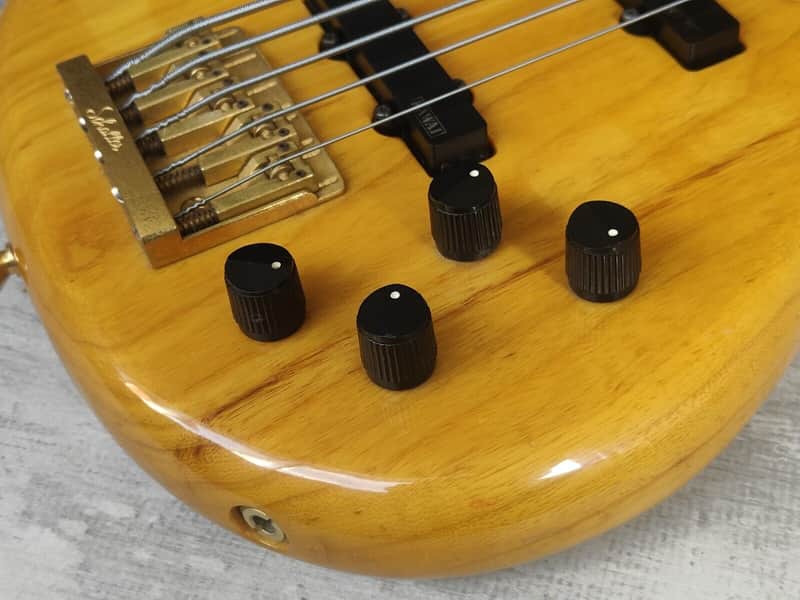 1989 Rockoon Japan (by Kawai) RB-855S 5-String Bass (Natural) | Reverb