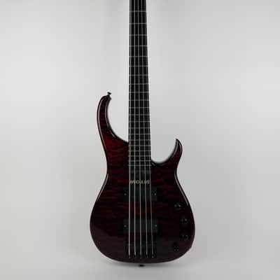 Modulus Quantum Five-String 2004 Transparent Cherry W/ OHSC image 7