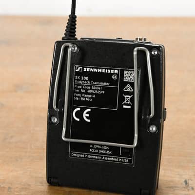 Sennheiser SK 100 G3 Wireless Bodypack Transmitter A Range: 516-558 MHz CG0116Q image 6
