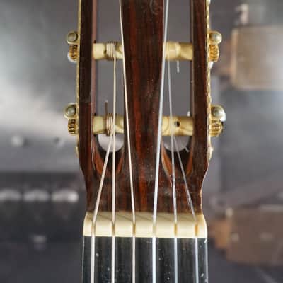 Tunesavuro/Tsunesaburo Kurosawa No. 4 Handmade Japan Classical Guitar 1970 w/ Hard Case image 2