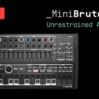 Arturia MiniBrute 2S Semi-Modular Sequence Machine Noir Edition image 3