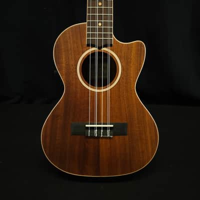 New Lanikai Acoustic Electric 6 String Tenor Ukulele ACST-6CET w/Gig Bag image 3