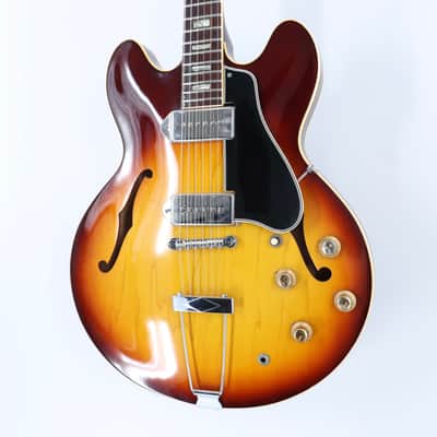 1966 Gibson ES-330TD Sunburst w/Chipboard Case "TIME CAPSULE CONDITION" image 4