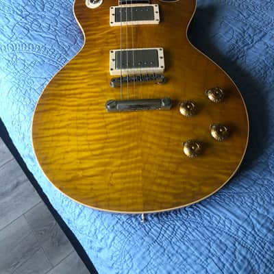 Gibson R8 Custom Shop Les Paul Wildwood Specs 2017 - Lemon Burst image 1