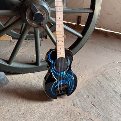 G-Sharp OF-1 Travel Guitar, Three Tone Sunburst (g# tuning, comes w/ gig bag) image 1